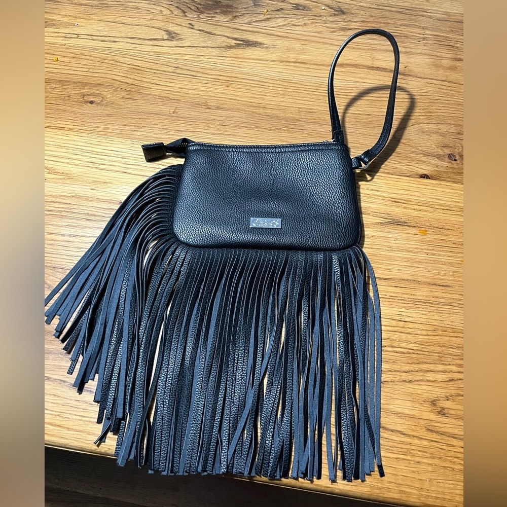 Carlos by Carlos Santana Pebbled Faux Leather Clutch | Zip Closure | Sleek